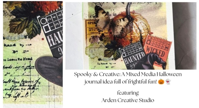 Spooky & Creative: A Mixed Media Halloween journal idea full of frightful fun! 🎃👻