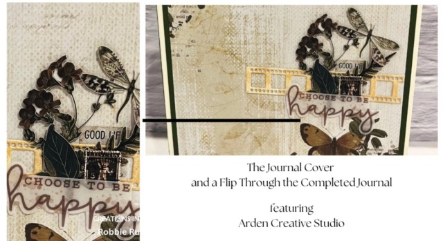 The Journal Cover and a Flip Through the Completed Journal